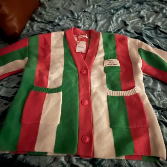 NWT Colorful Striped Women's Cardigan - Picture 2 of 9